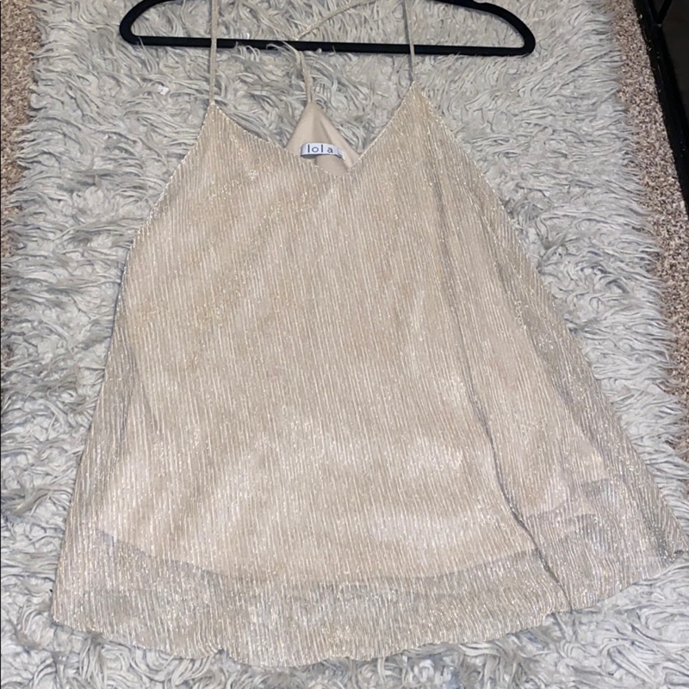 Lola brand sparkly tank ✨ size s/m